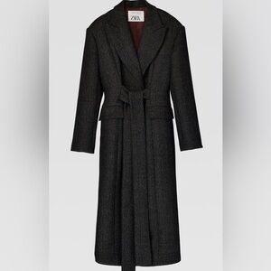 Zara Belted Wool‎ Coat